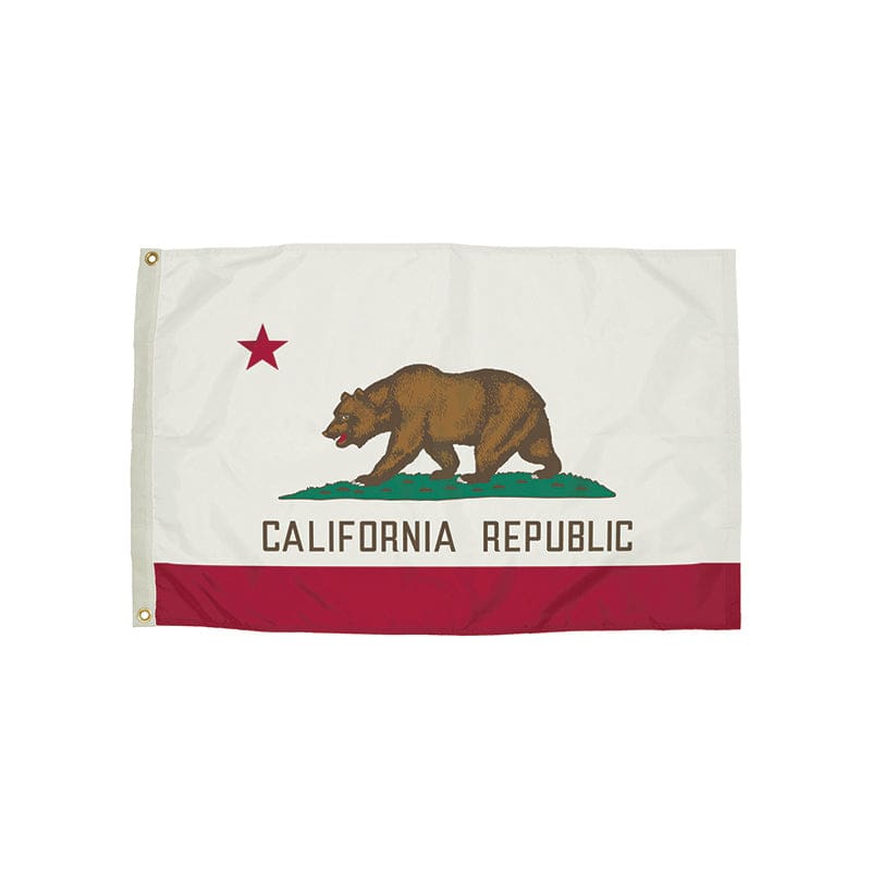 3X5 Nylon California Flag Heading & Grommets - Flags - Independence Flag