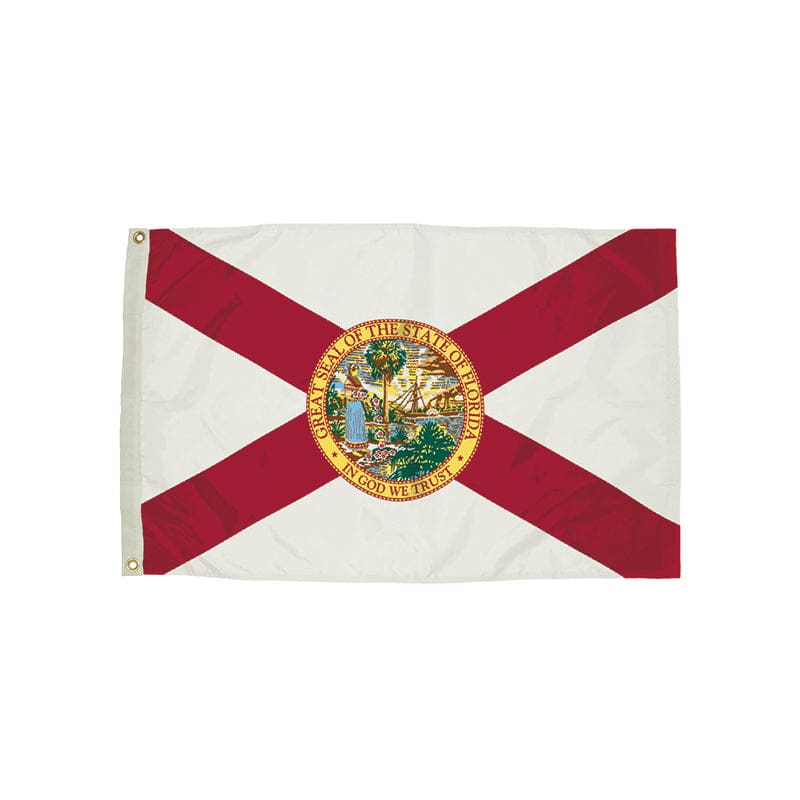 3X5 Nylon Florida Flag Heading & Grommets - Flags - Independence Flag