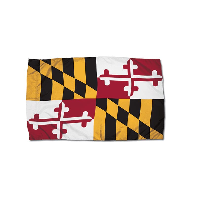 3X5 Nylon Maryland Flag Heading & Grommets - Flags - Independence Flag