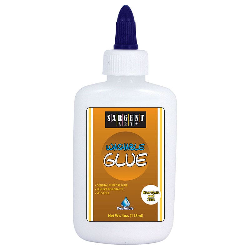 4 Oz School Glue (Pack of 12) - Glue/Adhesives - Sargent Art Inc.