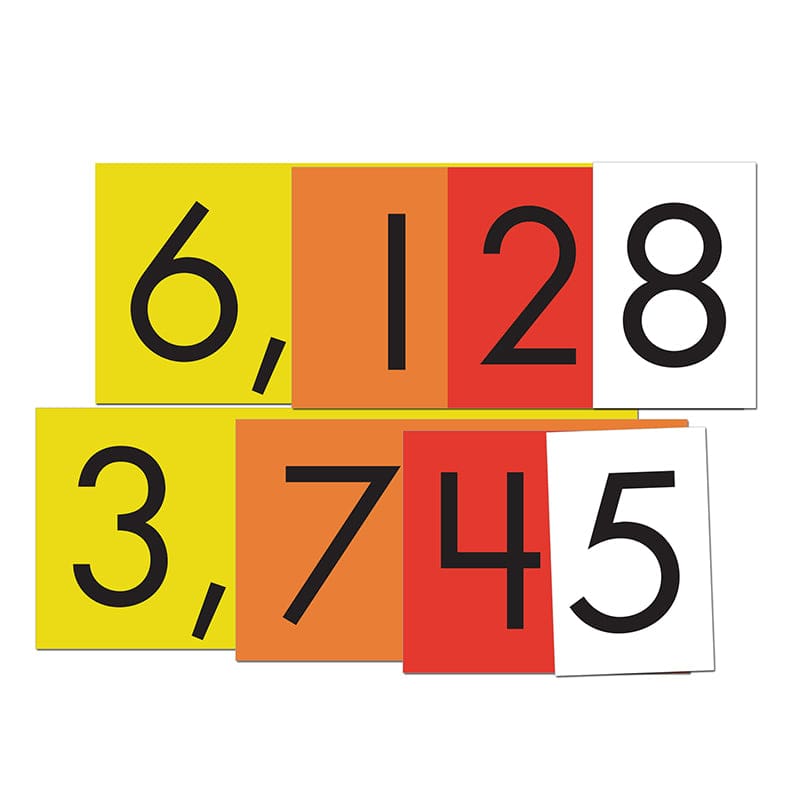 4-Value Whole Numbers Place Value Cards Set (Pack of 8) - Flash Cards - Primary Concepts Inc