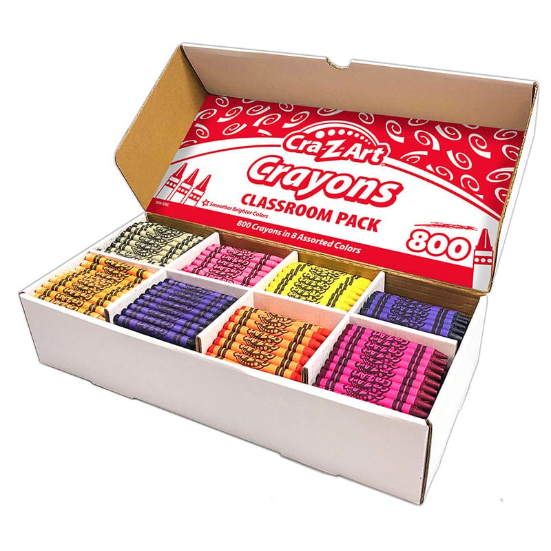 400 Count Crayon Class Pack 8 Color - Crayons - Larose Industries LLC - Cra-z-art