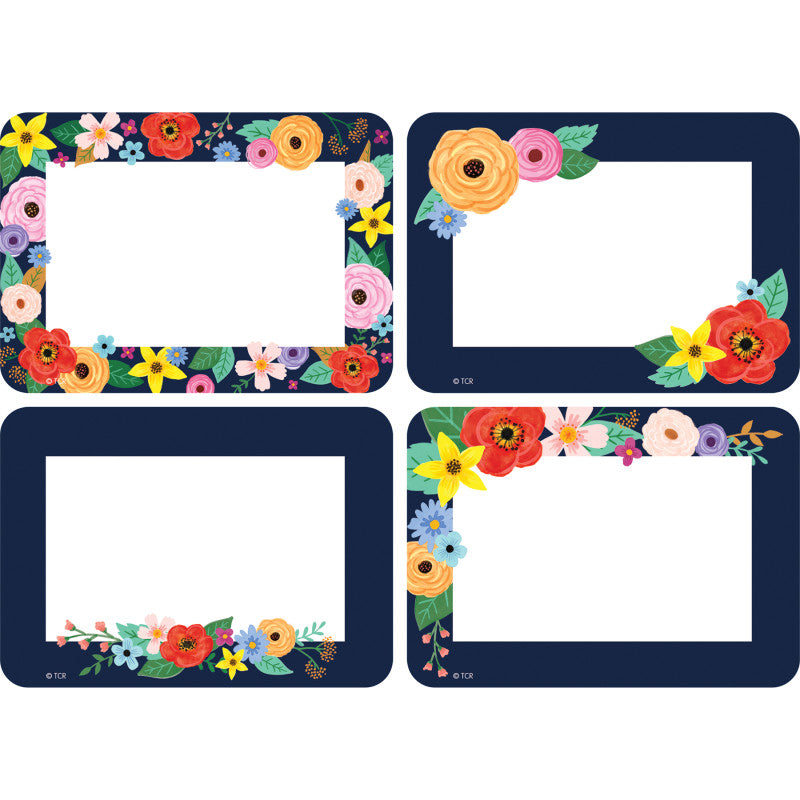 Wildflowers Name Tags Labels (Pack of 10)