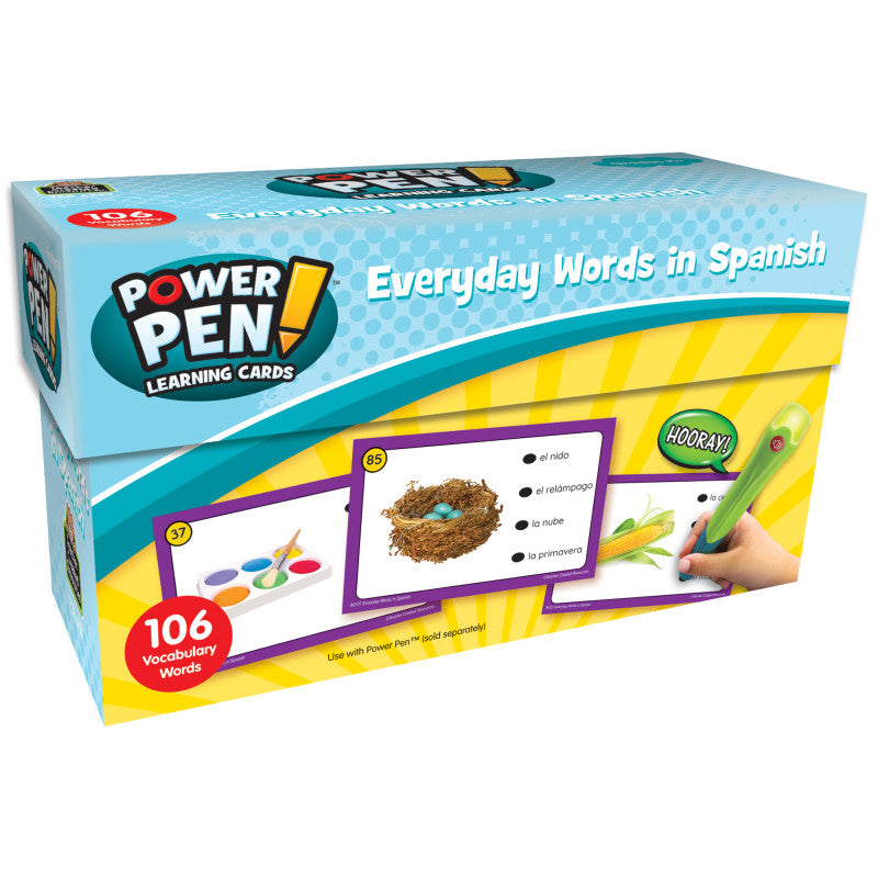 Everyday Words Span Power Pen Cards (Pack of 3)