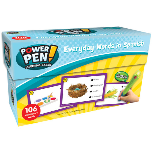 Everyday Words Span Power Pen Cards (Pack of 3)
