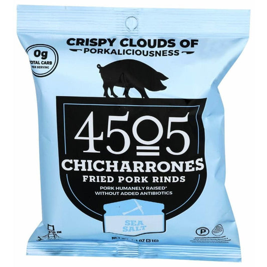 4505 MEATS 4505 Meats Chicharrones Fried Pork Rinds Sea Salt, 1.1 Oz
