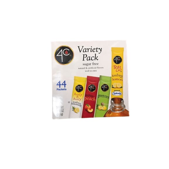 4C Variety Pack sugar free iced tea mix, 44 Packets - ShelHealth.Com