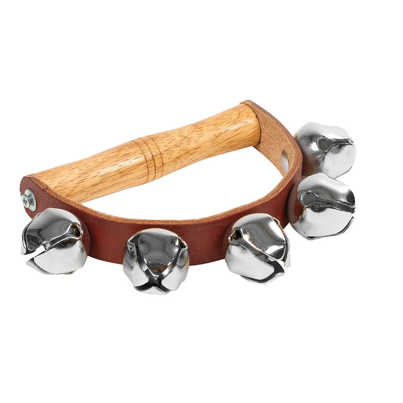 5 Sleigh Bells On Handle (Pack of 6)