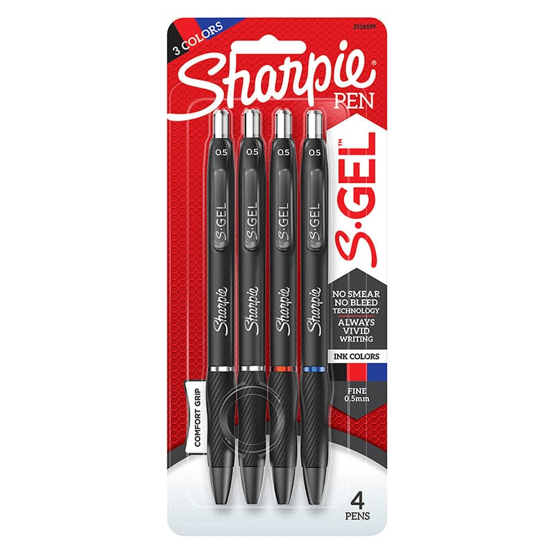 4Ct Sharpie S-Gel Pens 0.5Mm (Pack of 6) - Pens - Sanford L.p.