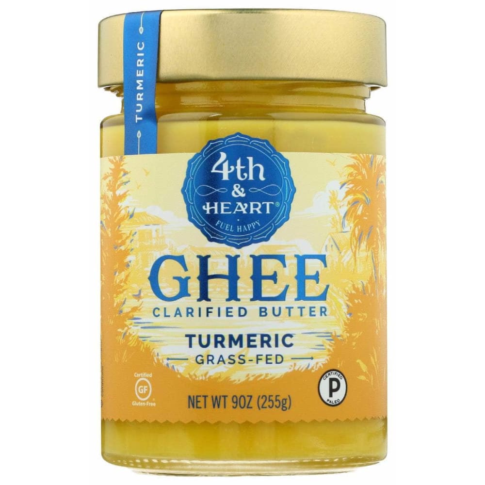 4TH HEART 4Th Heart Ghee Turmreic Grass Fed, 9 Oz