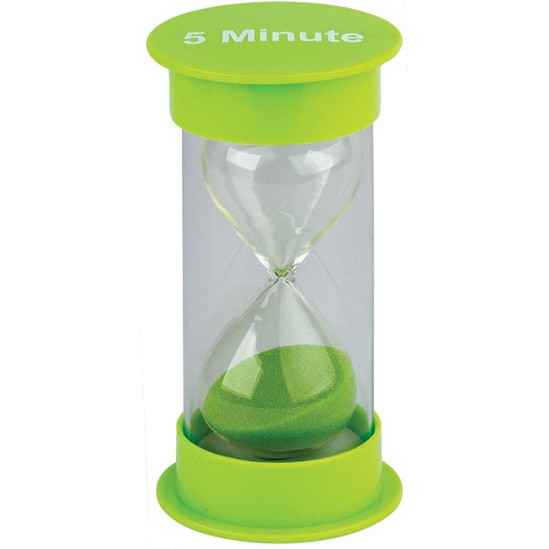 5 Minute Sand Timer Medium (Pack of 6) - Sand Timers - Teacher Created Resources