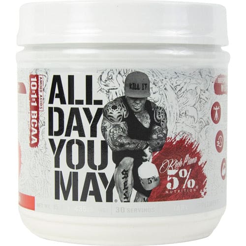 5% Nutrition All Day You May White Fruit Punch 30 servings - 5% Nutrition