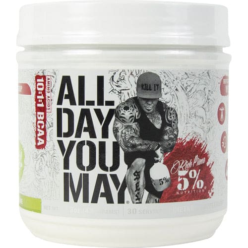 5% Nutrition All Day You May White Lemon Lime 30 servings - 5% Nutrition