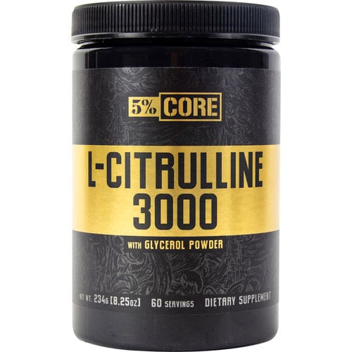 5% Nutrition Core L-Citrulline 3000 Unflavored 60 servings - 5% Nutrition