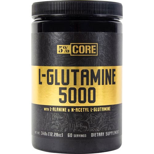 5% Nutrition Core L-Glutamine 5000 Unflavored 60 servings - 5% Nutrition