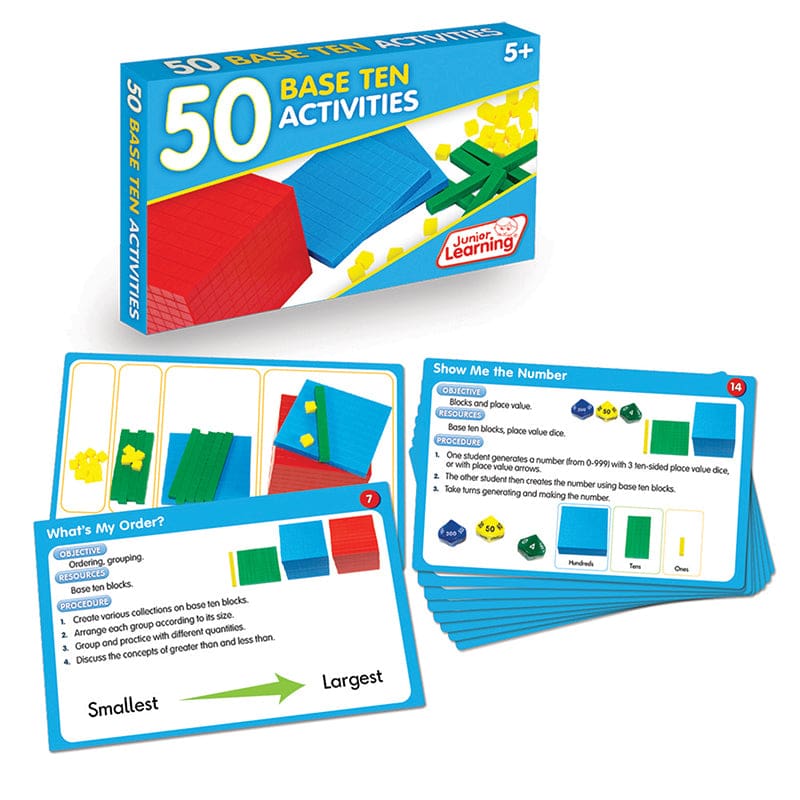 50 Base Ten Activities (Pack of 3) - Base Ten - Junior Learning