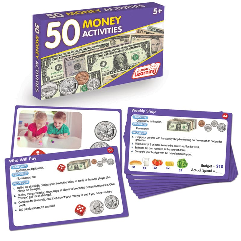 50 Money Activities (Pack of 3) - Money - Junior Learning