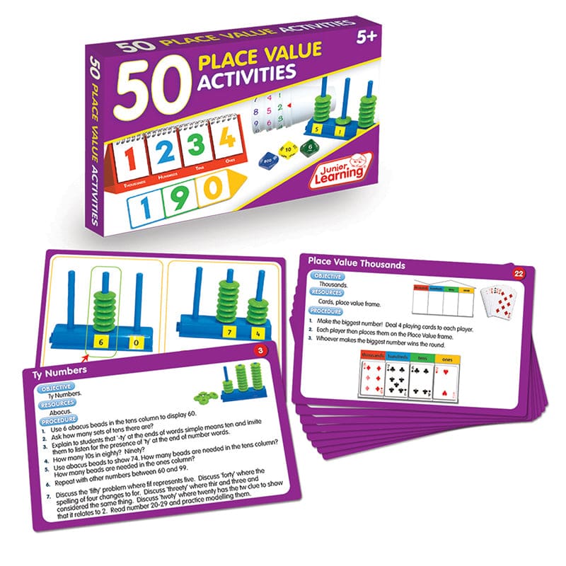 50 Place Value Activities (Pack of 3) - Place Value - Junior Learning