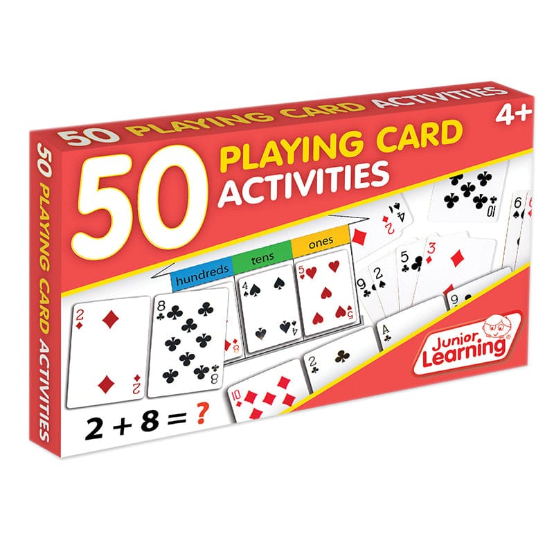 50 Playing Cards Activities (Pack of 3) - Card Games - Junior Learning
