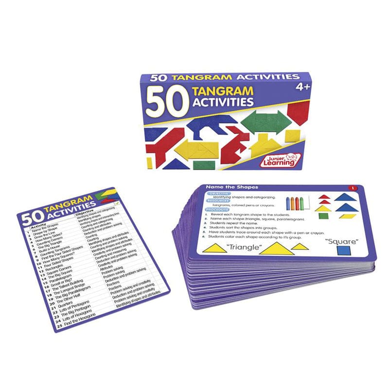 50 Tangram Activities (Pack of 3) - Math - Junior Learning