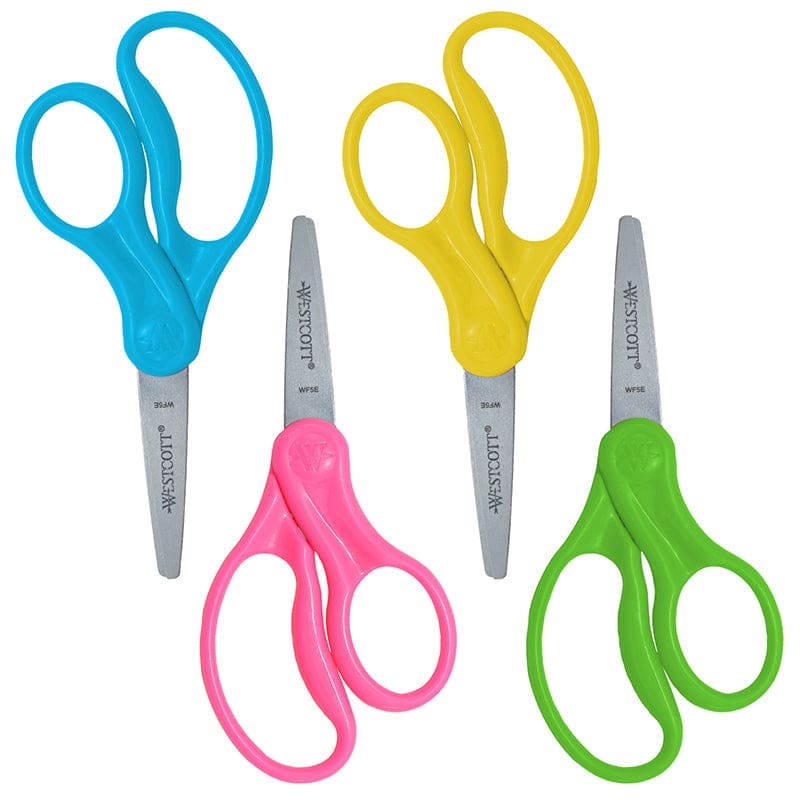 5In Kids Scissors Pointed 2Pk Hard (Pack of 8) - Scissors - Acme United Corporation