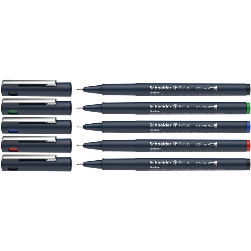 5/St Asst Color Size Fineliners Pictus (Pack of 2) - Pens - Rediform Inc