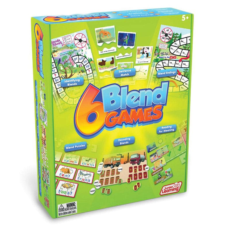 6 Blend Games - Language Arts - Junior Learning