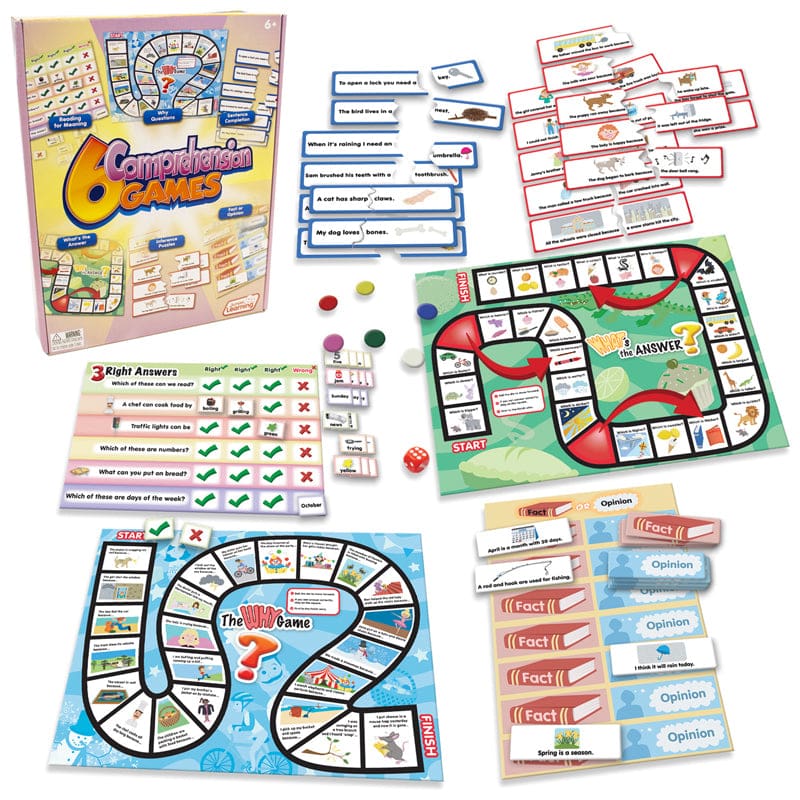 6 Comprehension Games - Comprehension - Junior Learning