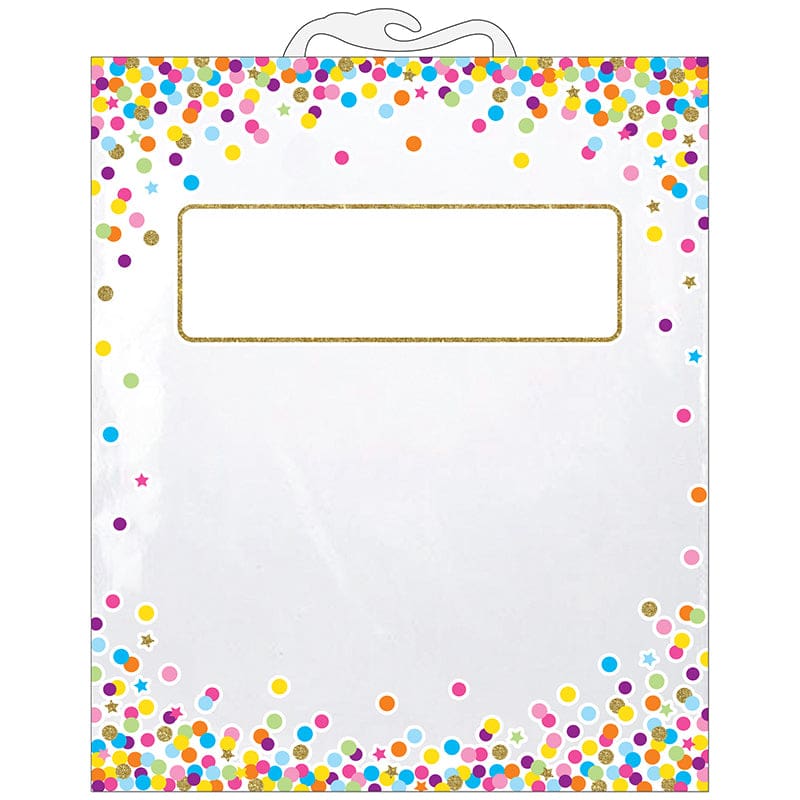 6 Pk Storage Bag Confetti Pattern Hanging (Pack of 3) - Storage - Ashley Productions