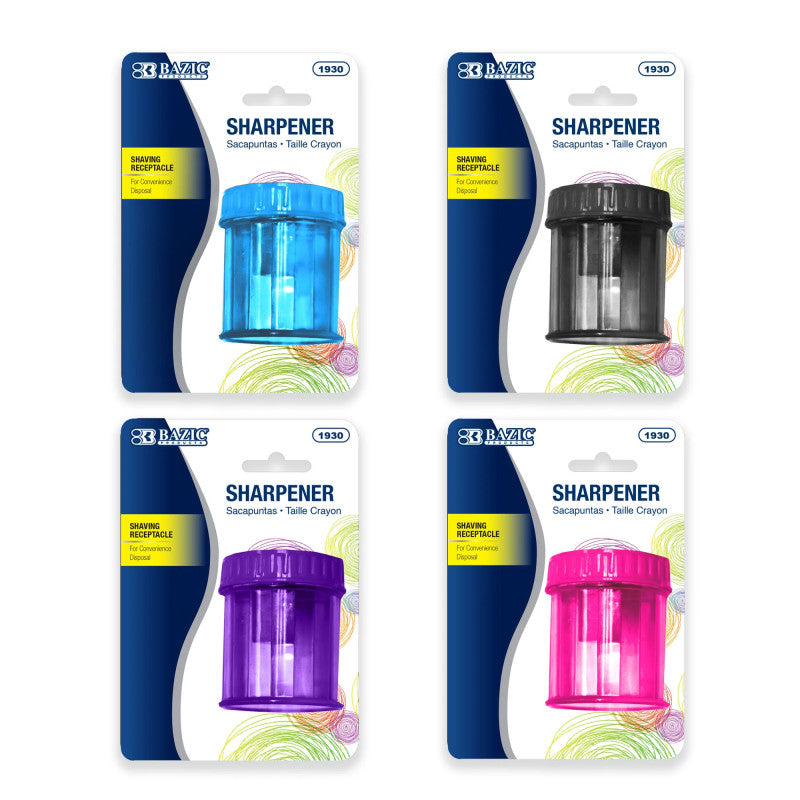 Single Hole Sharpener Round (Pack of 12)