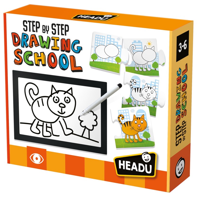 Step By Step Drawing School (Pack of 3)