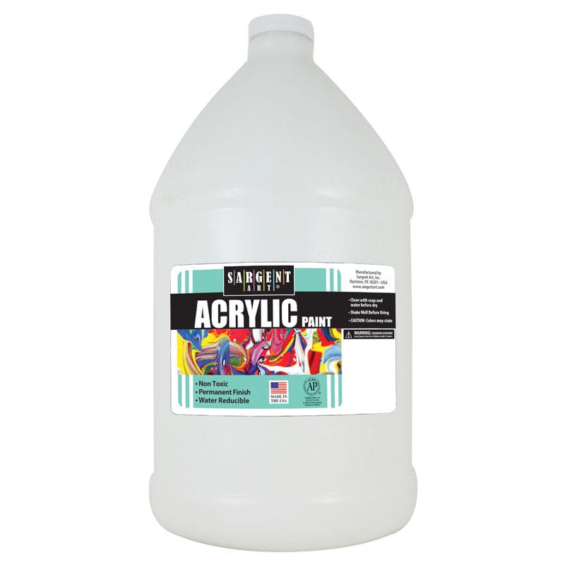 64Oz Acrylic - White - Paint - Sargent Art Inc.