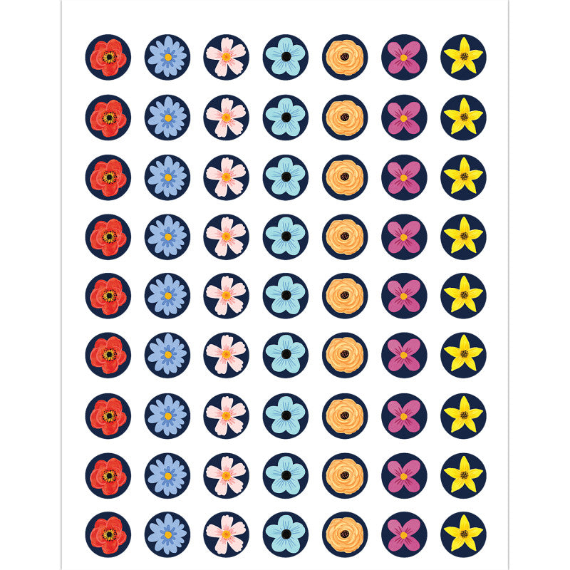 Wildflowers Mini Stickers (Pack of 12)