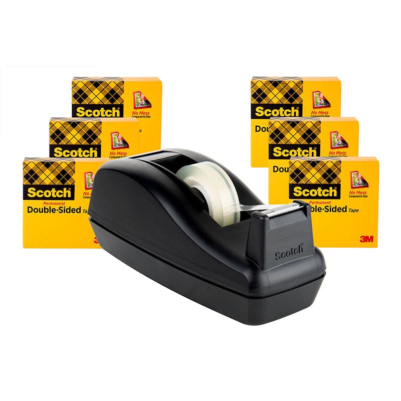 6Ct Double Sided Tape with Dispenser - Tape & Tape Dispensers - 3M Company