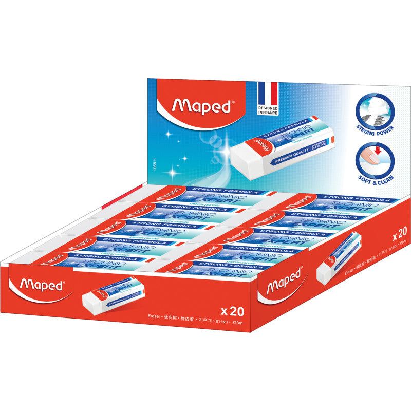 20Ct Technic Expert Vinyl Eraser (Pack of 2)