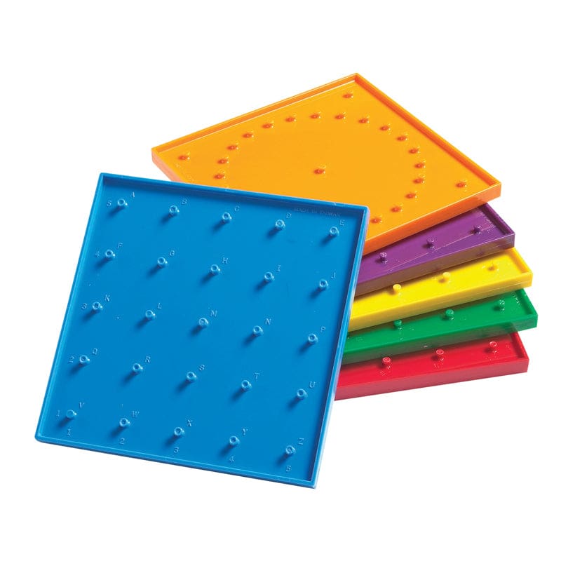 6In Double Sided Geoboards (Pack of 2) - Graphing - Learning Advantage