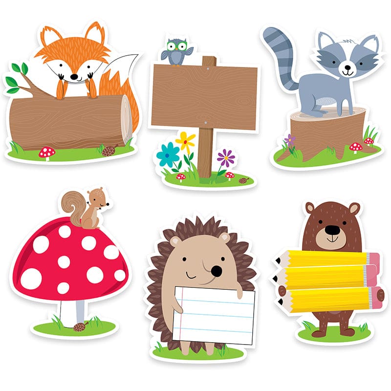 6In Woodland Friend Designer Cutout (Pack of 6) - Accents - Creative Teaching Press