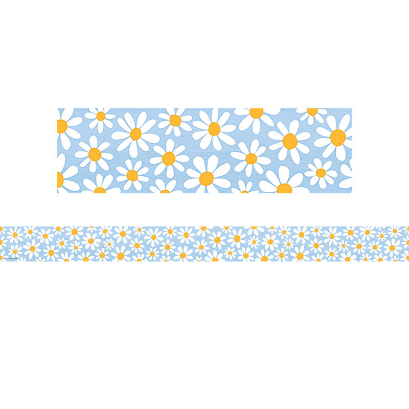 Daisies Straight Border Trim (Pack of 10)