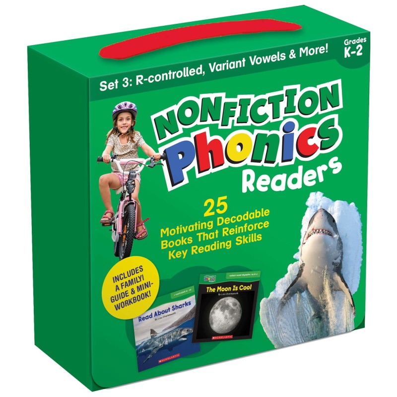 R Controlled Variant Vowels Single Nonfiction Phonics Readers (Pack of 2)