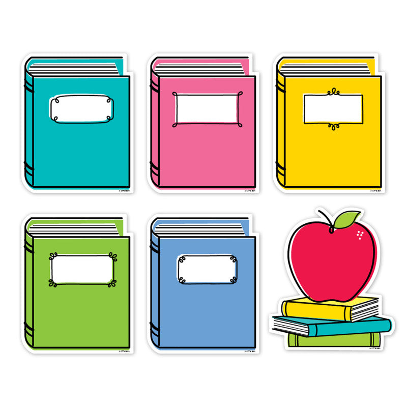 Doodle Books Core Decor 6In Cut Out Core Decor (Pack of 6)