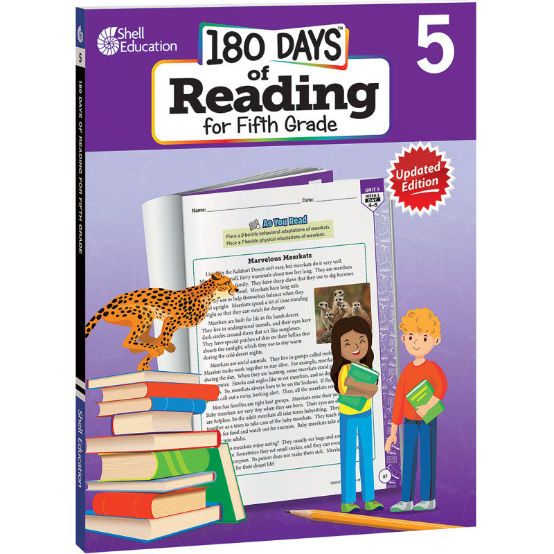 180 Days Of Reading 2Nd Ed Grade 5 (Pack of 2)