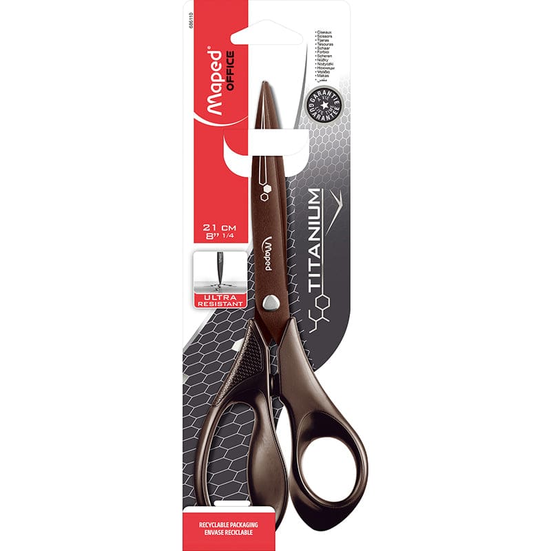 8.5In Expert Titanium Scissors Ultra Resistant (Pack of 6) - Scissors - Maped Helix Usa