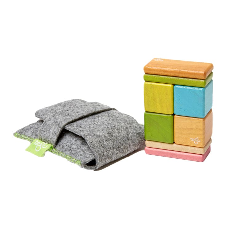 8 Piece Tints Pocket Pouch - Blocks & Construction Play - Tegu