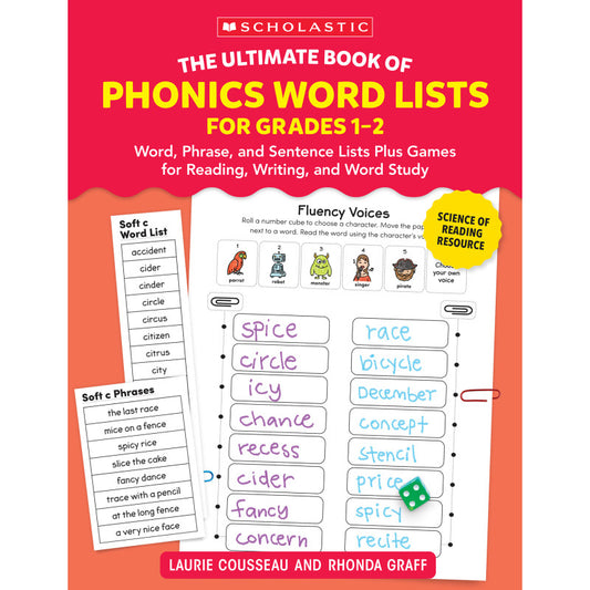Ultimate Phonics Word Lists Gr 2-3 (Pack of 2)