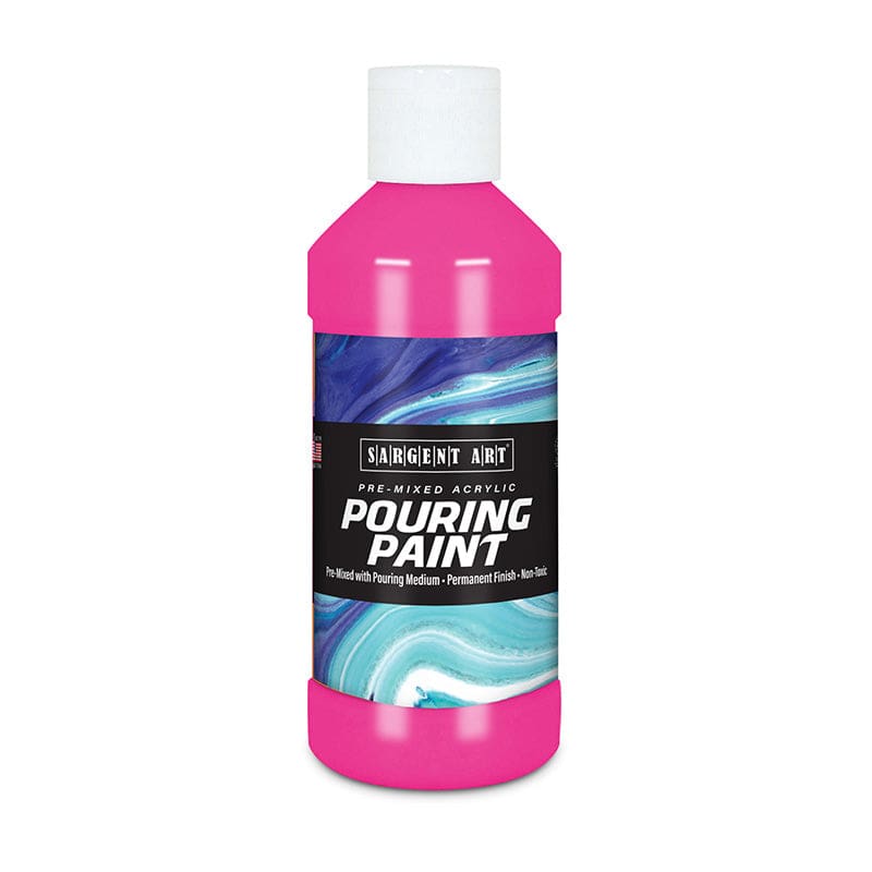 8Oz Pouring Paint Acrylic Magenta (Pack of 8) - Paint - Sargent Art Inc.