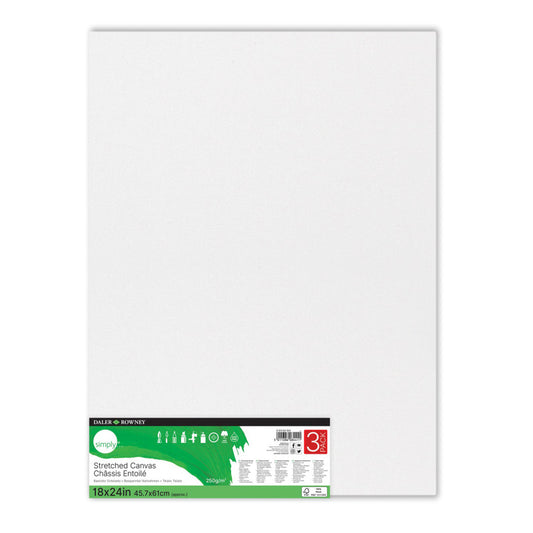 Canvas Panels Set 18X24In 3/Pk Wht (Pack of 2)