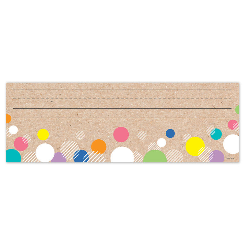 Colorful Kraft Bubbles Name Plates Krafty Pop (Pack of 8)