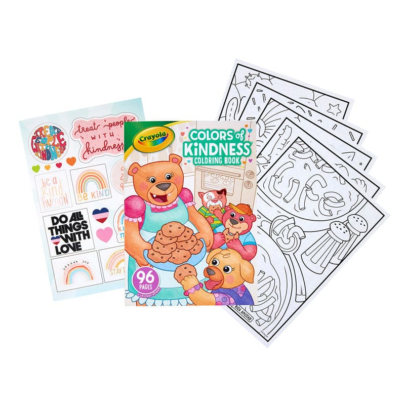 96Pg Coloring Book Colors Kindness (Pack of 12) - Art Activity Books - Crayola LLC