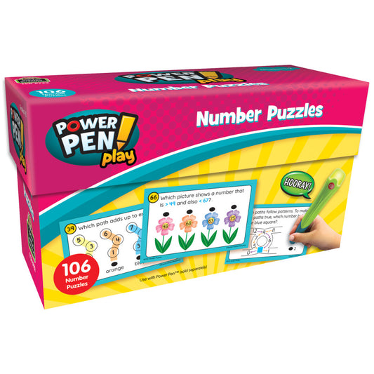 Number Puzzle Gr 1-2 Power Pen Play (Pack of 3)