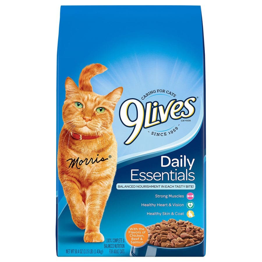 9Lives Daily Essentials Dry Cat Food 3.15 Pounds - Pet Supplies - 9Lives